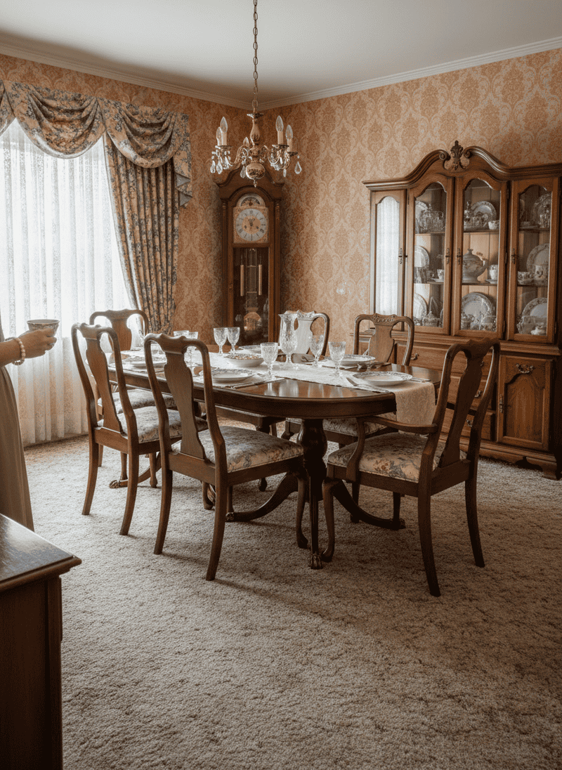 Dated Wall-to-Wall Carpeting