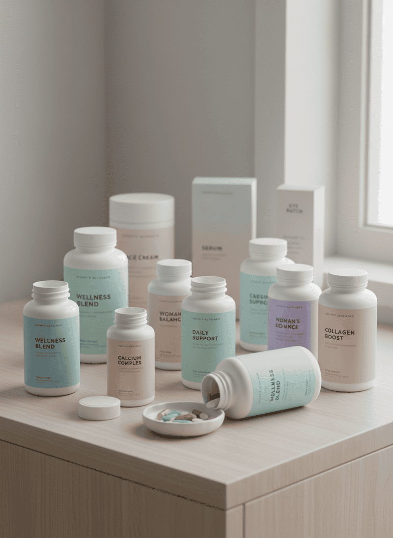 Generic Brand Vitamins and Supplements (Without Research)