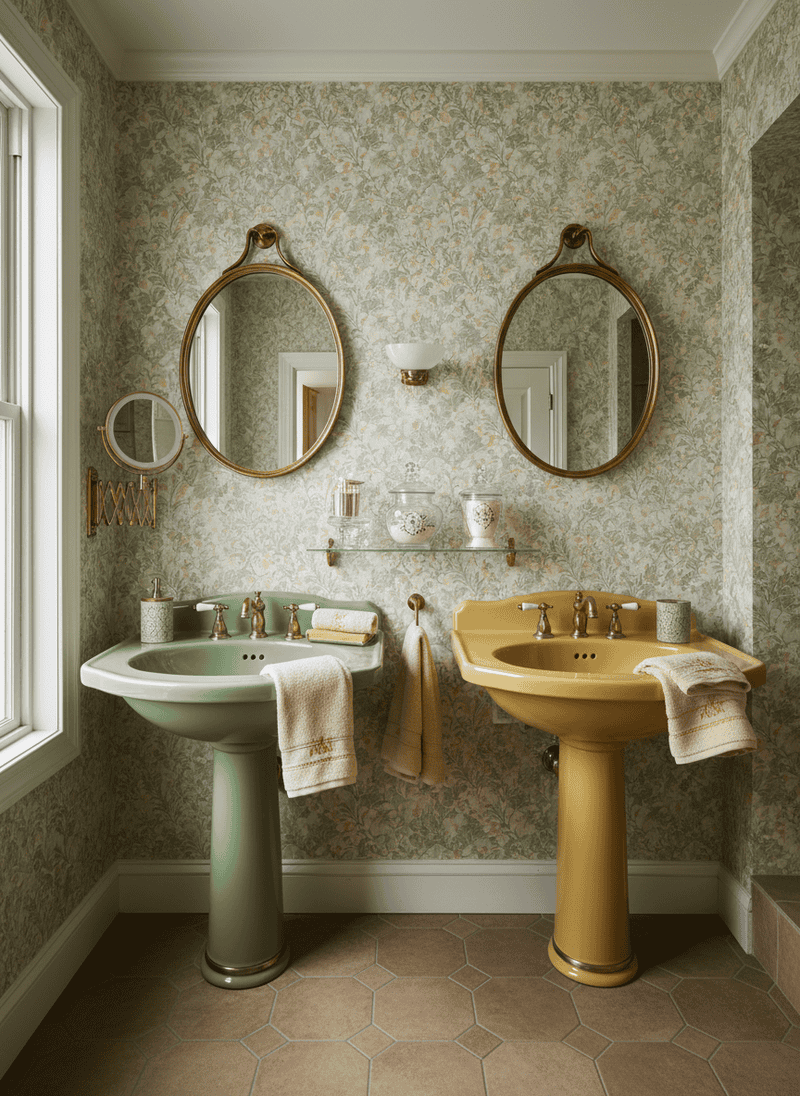 Avocado Green or Harvest Gold Fixtures