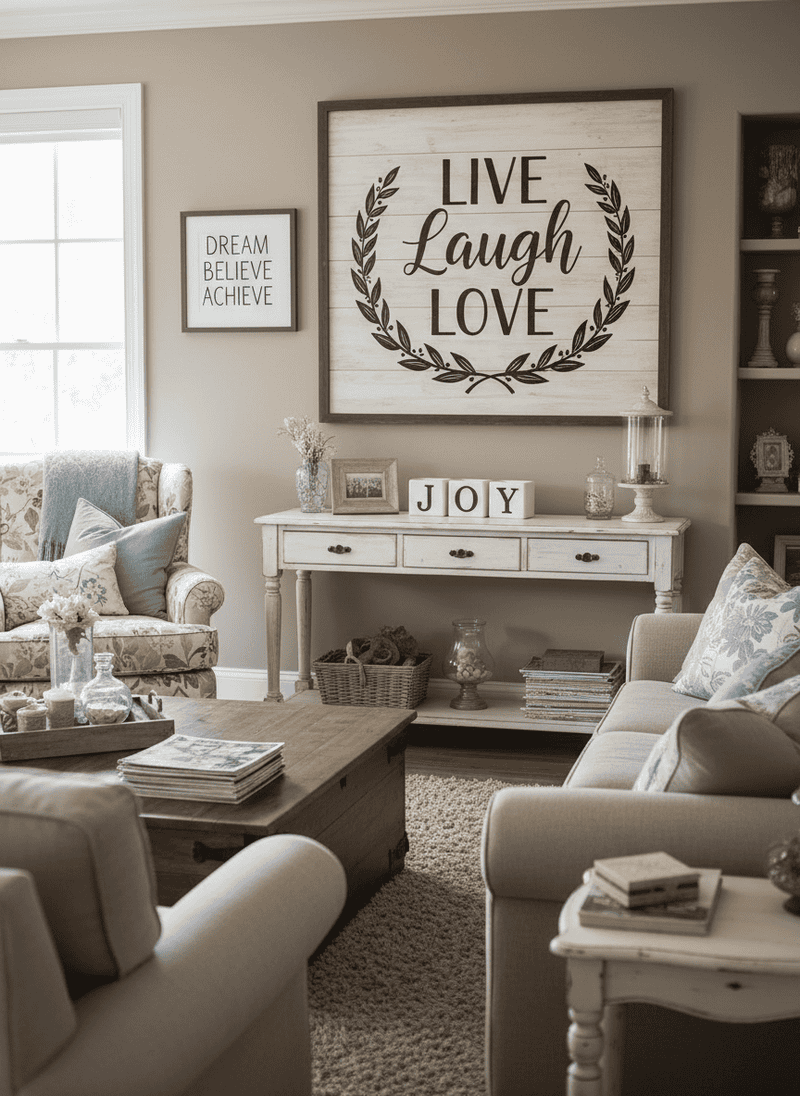 Displaying 'Word Art' or Generic Inspirational Quotes
