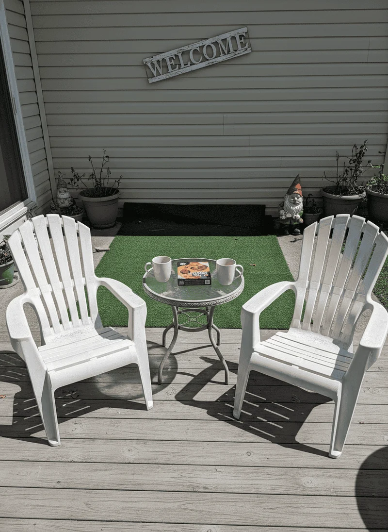 Plastic, Uncomfortable Adirondack Chairs