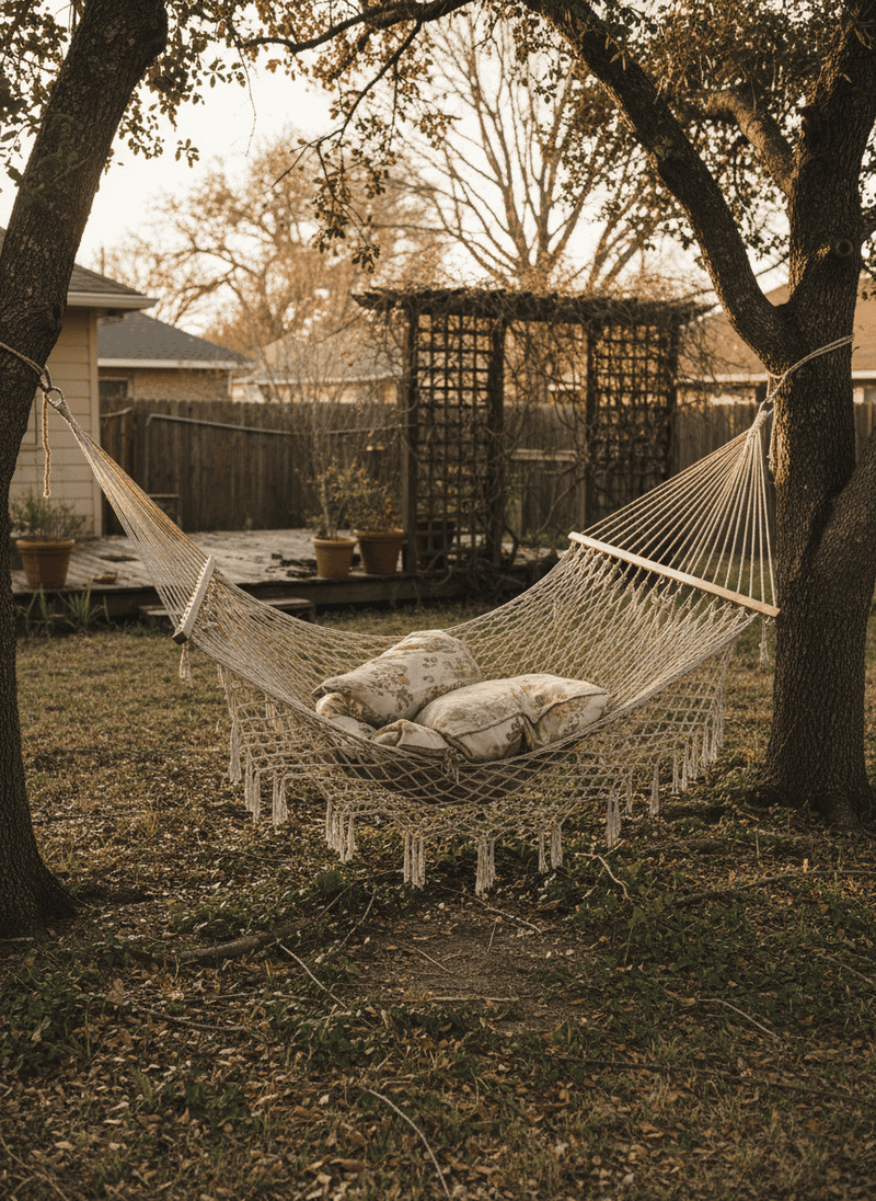 Sagging and Tattered Hammocks