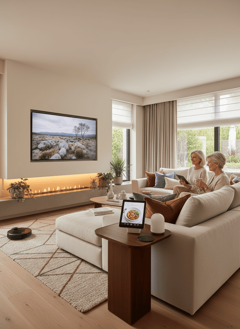Tech-Integrated Comfort & Smart Homes
