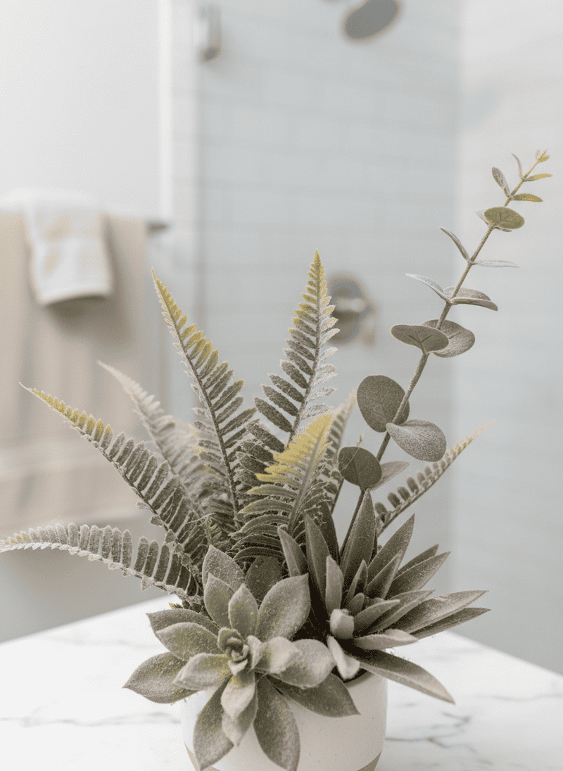 Dusty or Faded Fake Plants