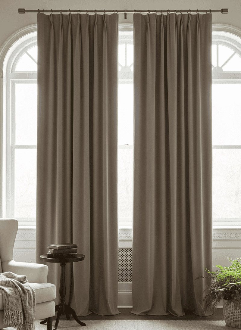 Curtains That Obscure Architectural Features