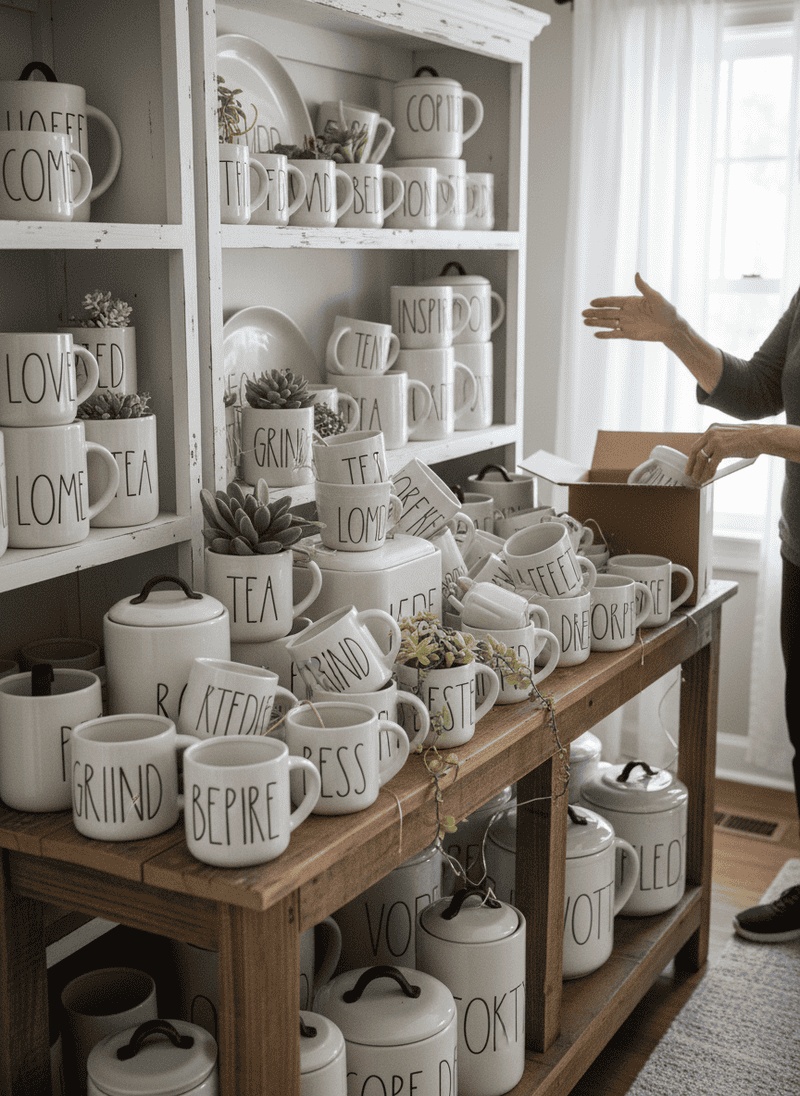 Excessive Rae Dunn Pottery Collections