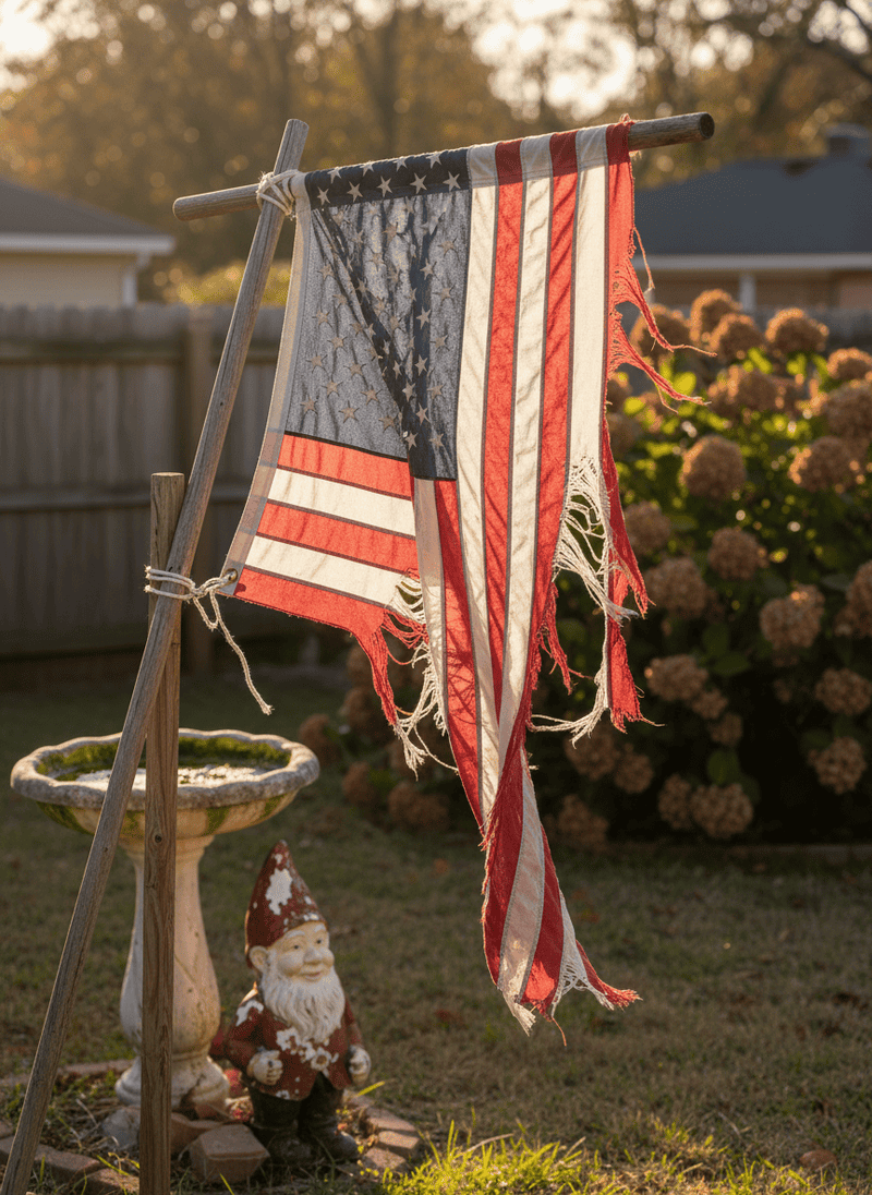 Old, Frayed or Tattered Flags