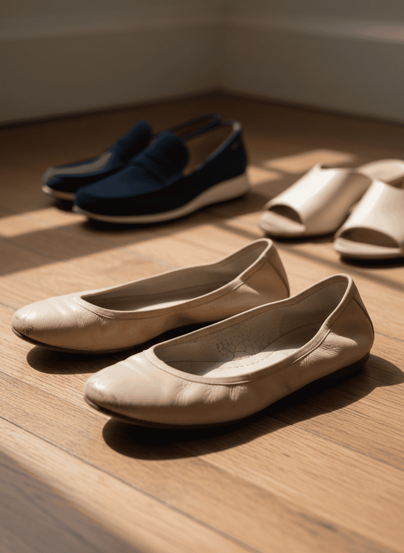 Dated Ballet Flats Lacking Support