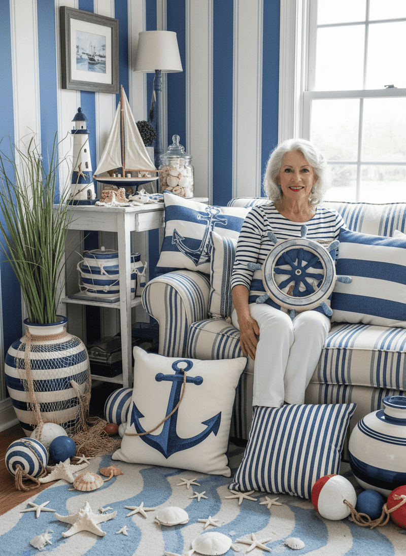 Overdoing Nautical Stripes and Motifs