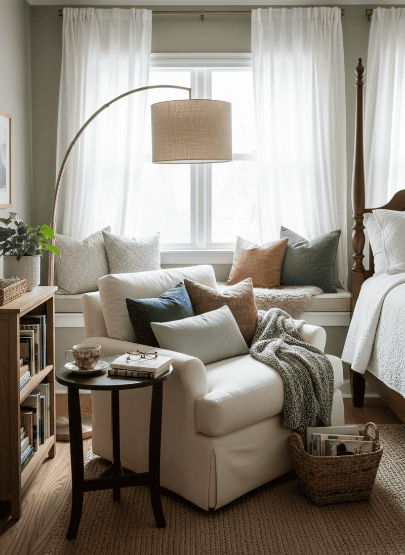 Creating a Comfortable Reading Nook or Personal Spot