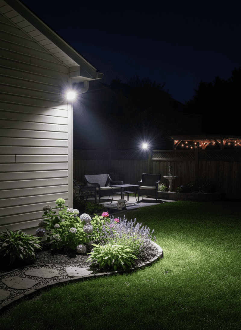 Overly Bright or Misplaced Security Lights