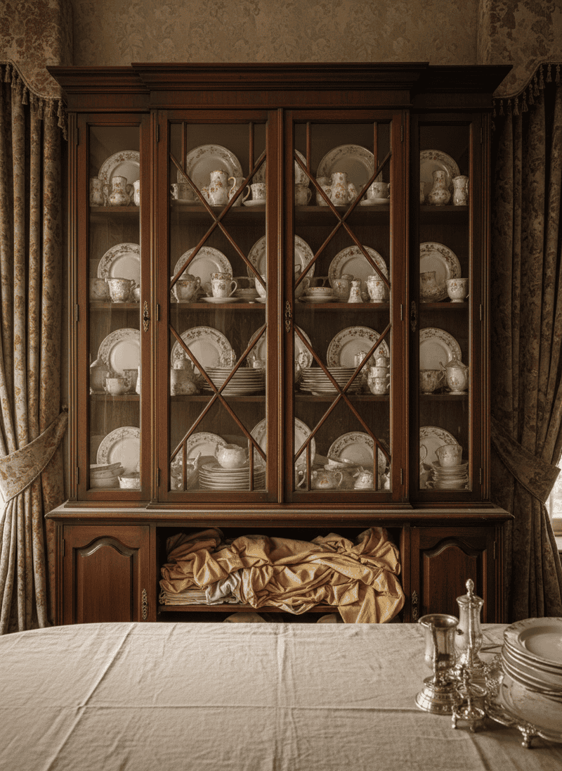 Dust-Collecting China Cabinets