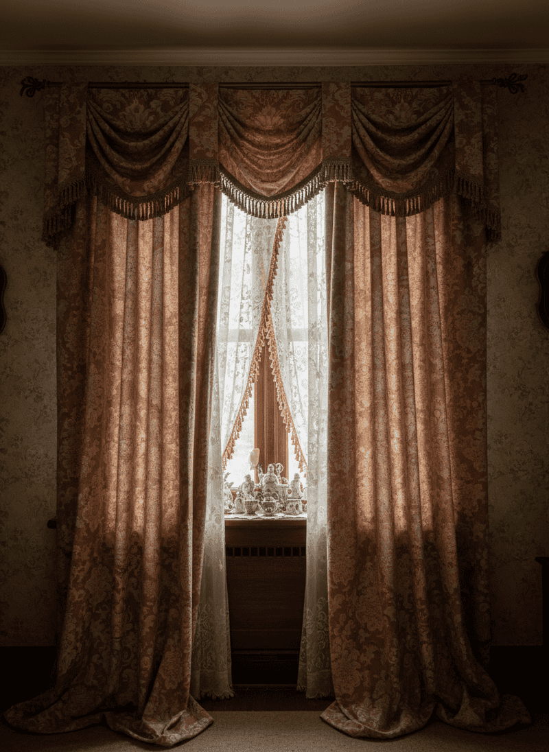Heavy, Outdated Drapes and Valances