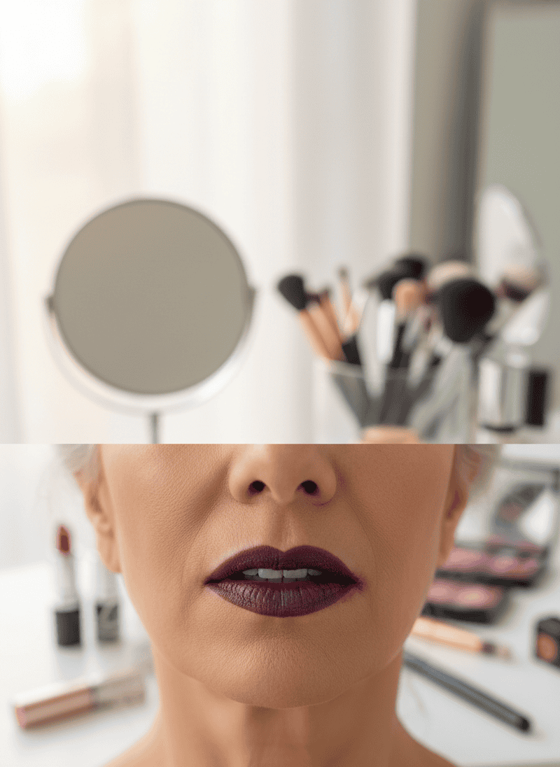 Incorrect Lipstick Choices and Application