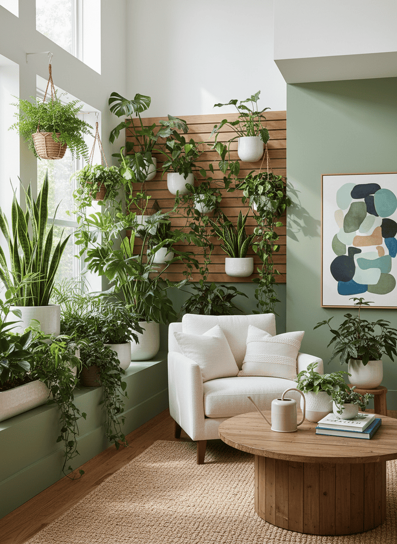 Indoor Plant Oasis & Biophilic Design