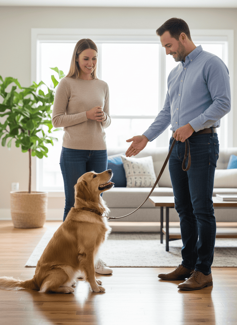 Managing Pets That Jump on Visitors