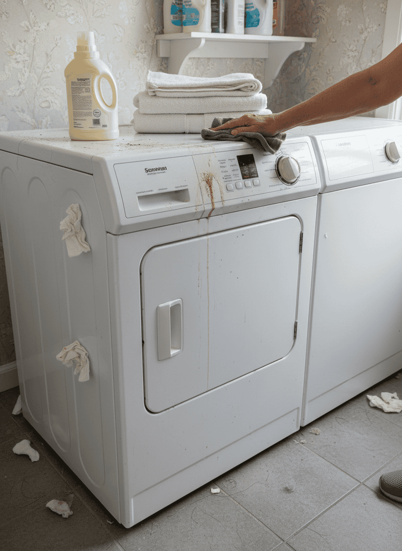 Neglecting Appliance Exterior Cleanliness