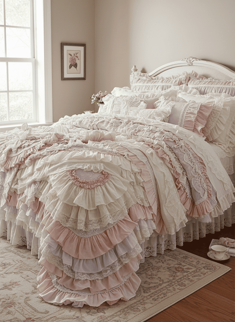 Overly Frilly or Ruffled Bedding
