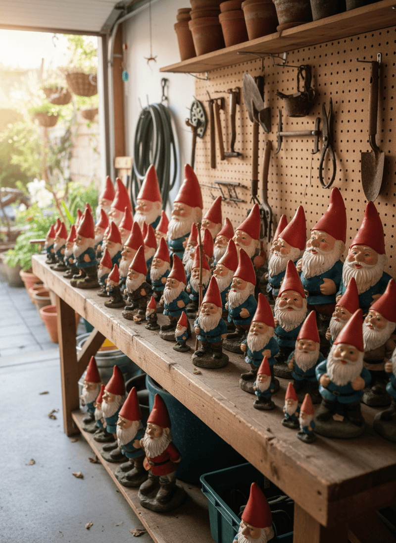 The Vintage Garden Gnome Army