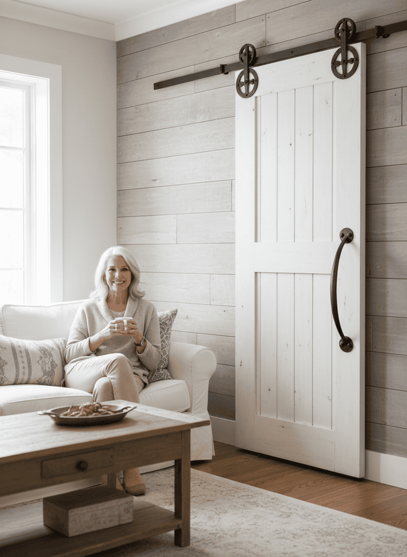 Decorative Barn Door Hardware Indoors