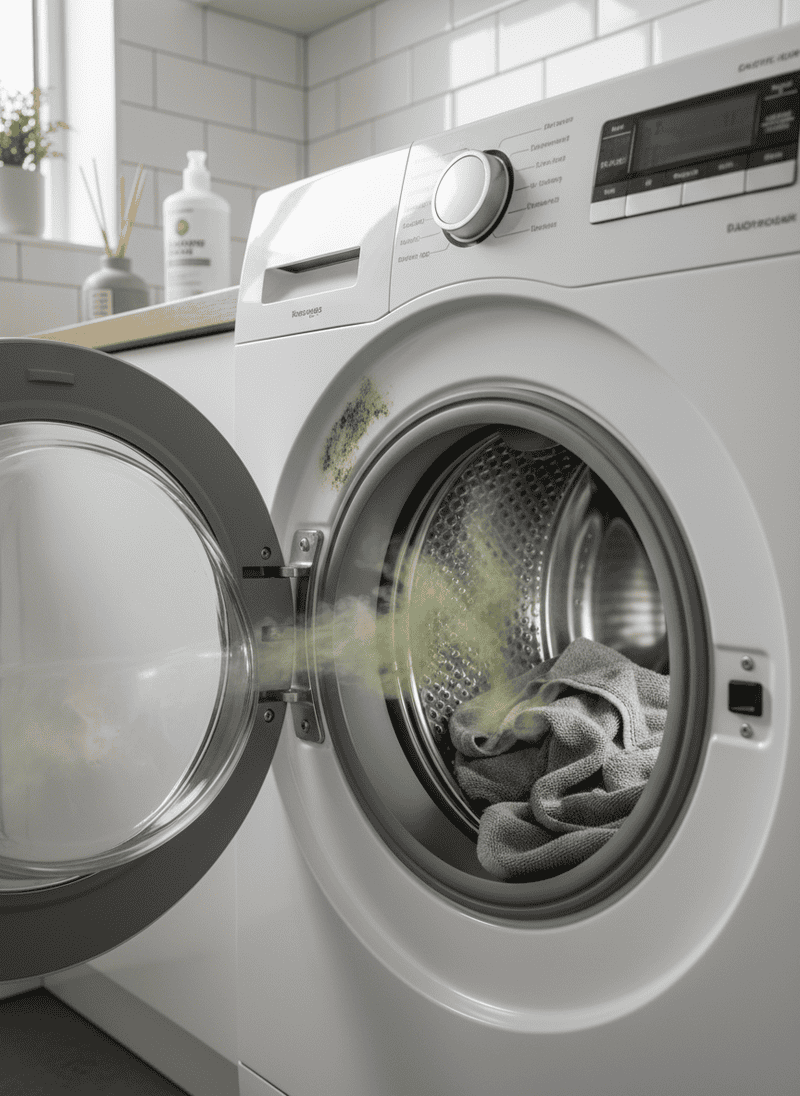 Ignoring Mildew Odor in Machines