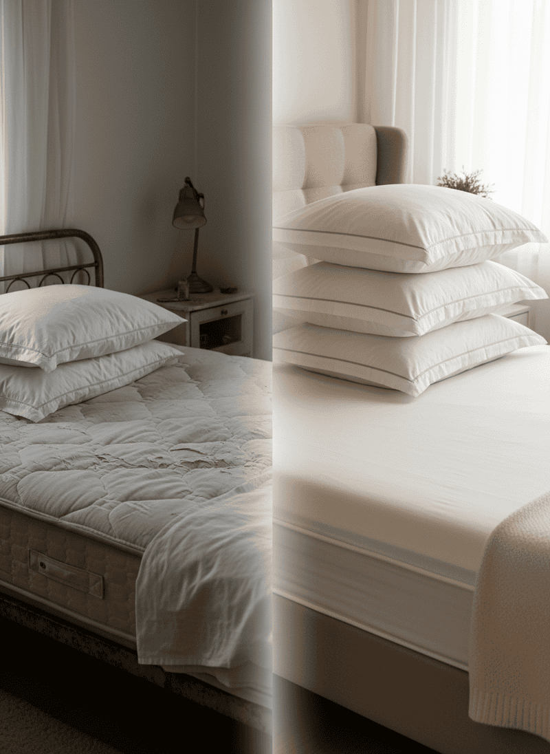 Neglecting Mattress and Pillow Comfort