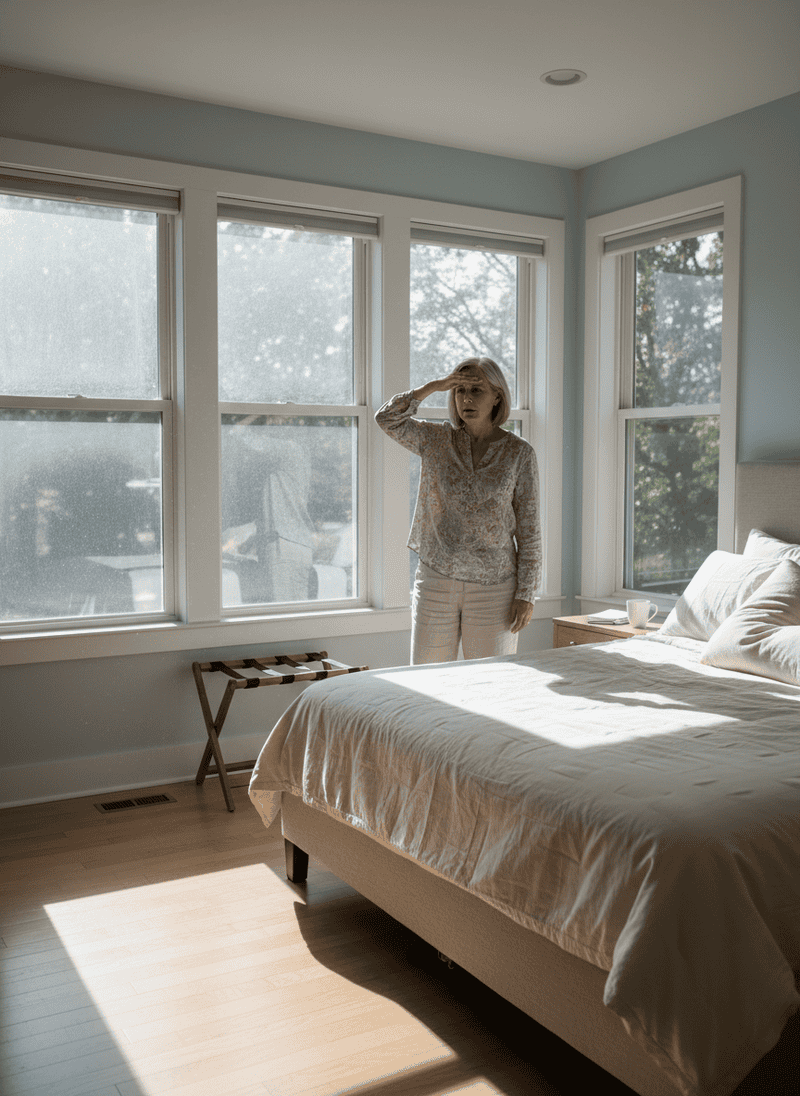 Lack of Adequate Window Treatments