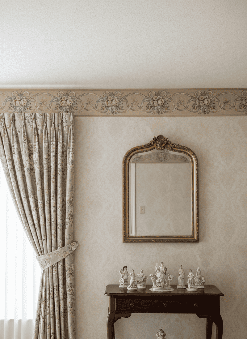 Wallpaper Borders with Dated Motifs