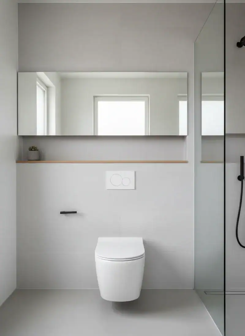 Minimalist Wall-Mounted Toilets