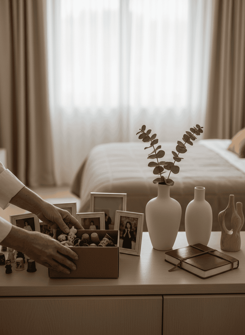 Minimizing Too Many Small, Mismatched Decorative Items