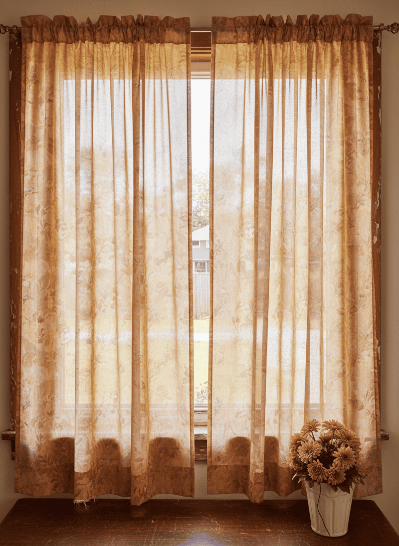 Overly Shiny or Flimsy Polyester Curtains