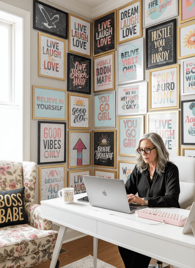 Excessive or Generic Motivational Posters