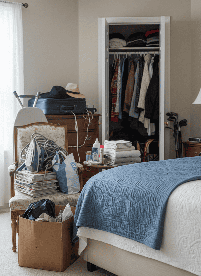 No Dedicated Storage for Belongings