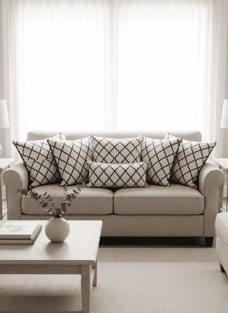 Too Many Matching Throw Pillows