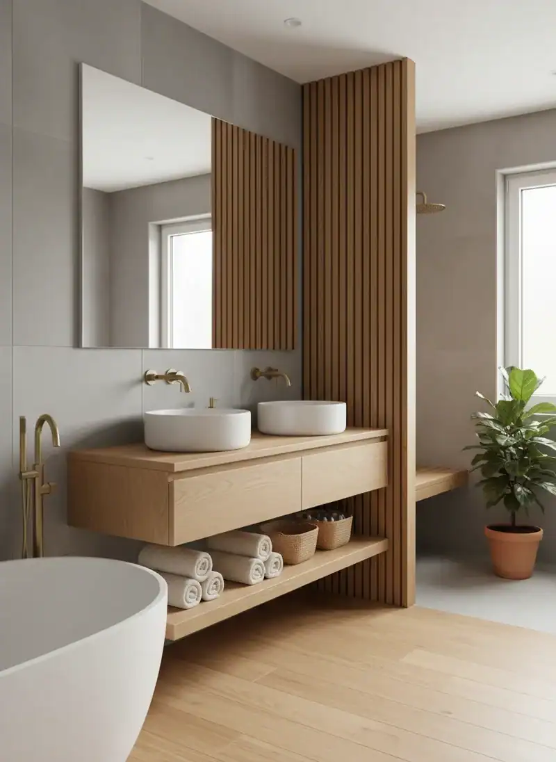 Warm Wood Accents