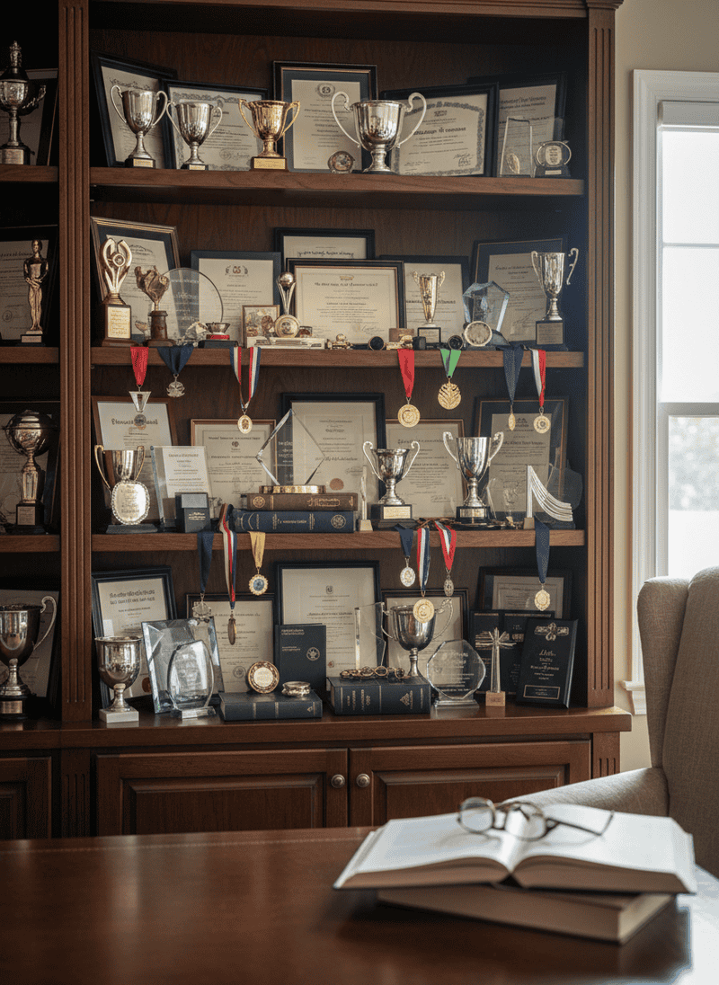 An Overload of 'Trophy Case' Displays