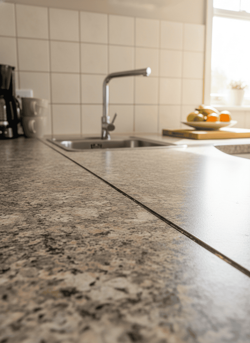 Laminate Countertops with Visible Seams