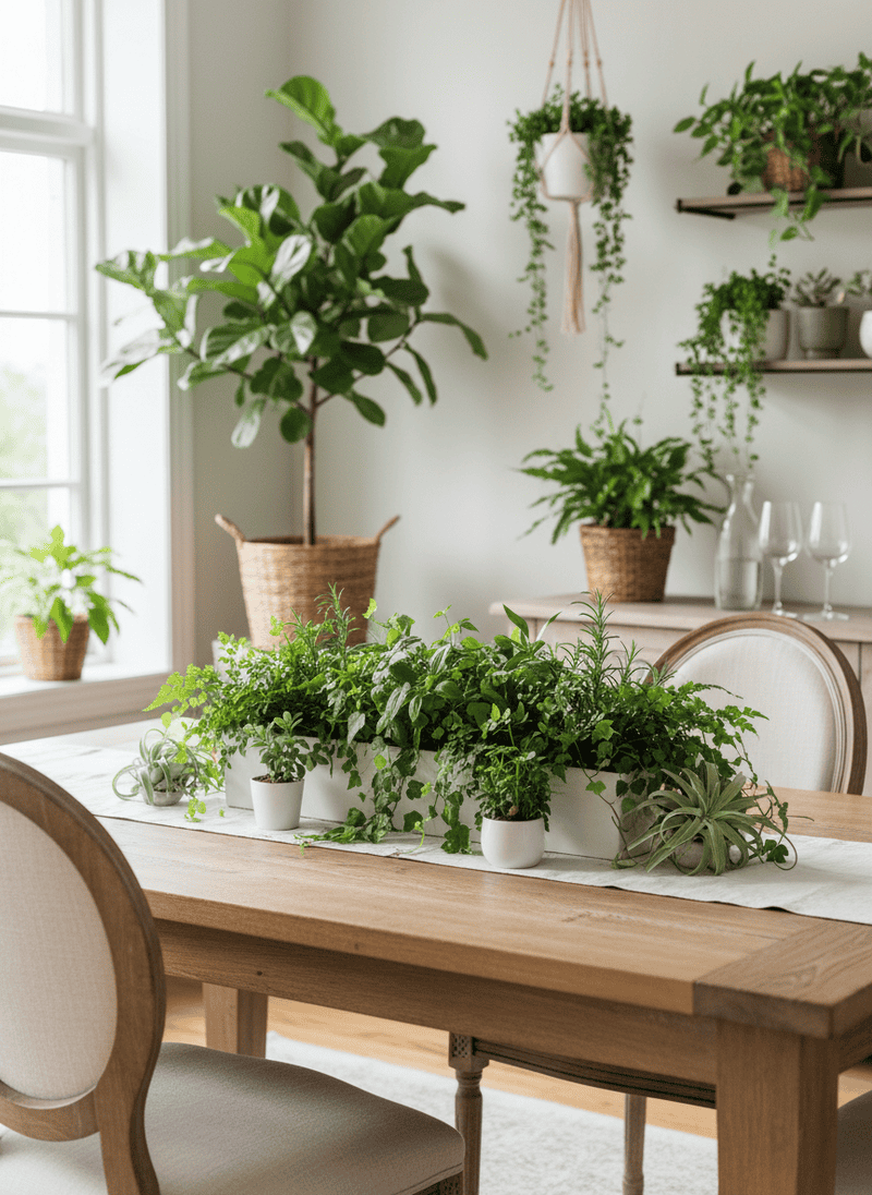 Opting for Live Greenery Over Faux