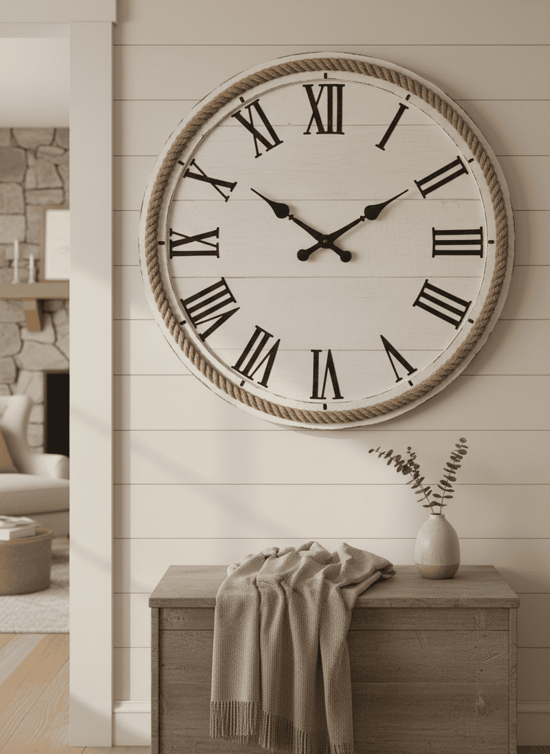 Oversized Farmhouse Clocks